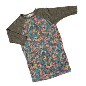 💐LULAROE SLOAN FLORAL VINTAGE LOOK TOP💐